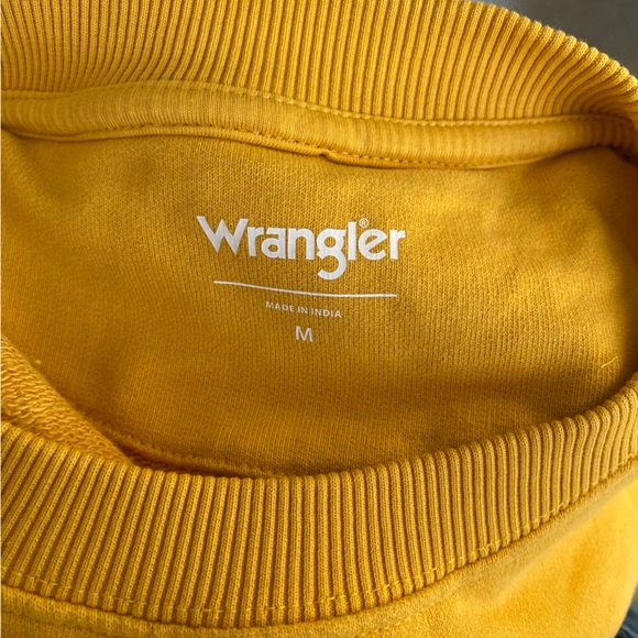 NWT Wrangler Women's 1947 Pullover Mustard Yellow Sweatshirt M - Picture 8 of 8